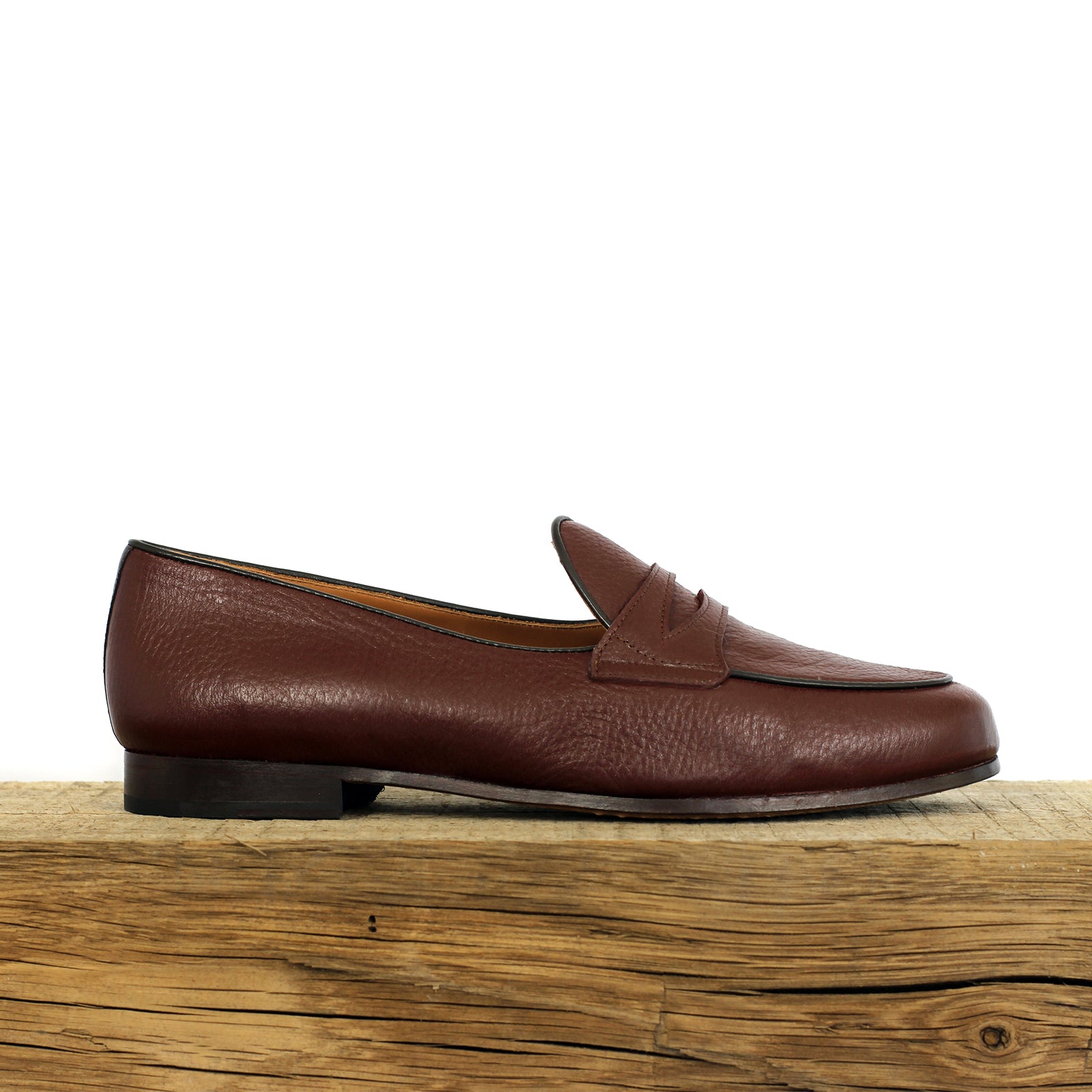 BOMBEROS Mens Centavo Rey Hickory Belgian Penny Loafer 1