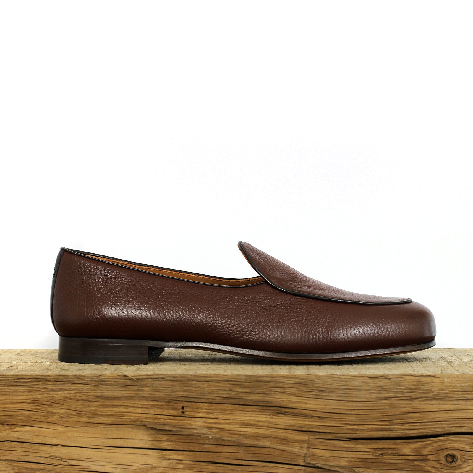 BOMBEROS Mens El Rey Belgian Slipper Hickory 1