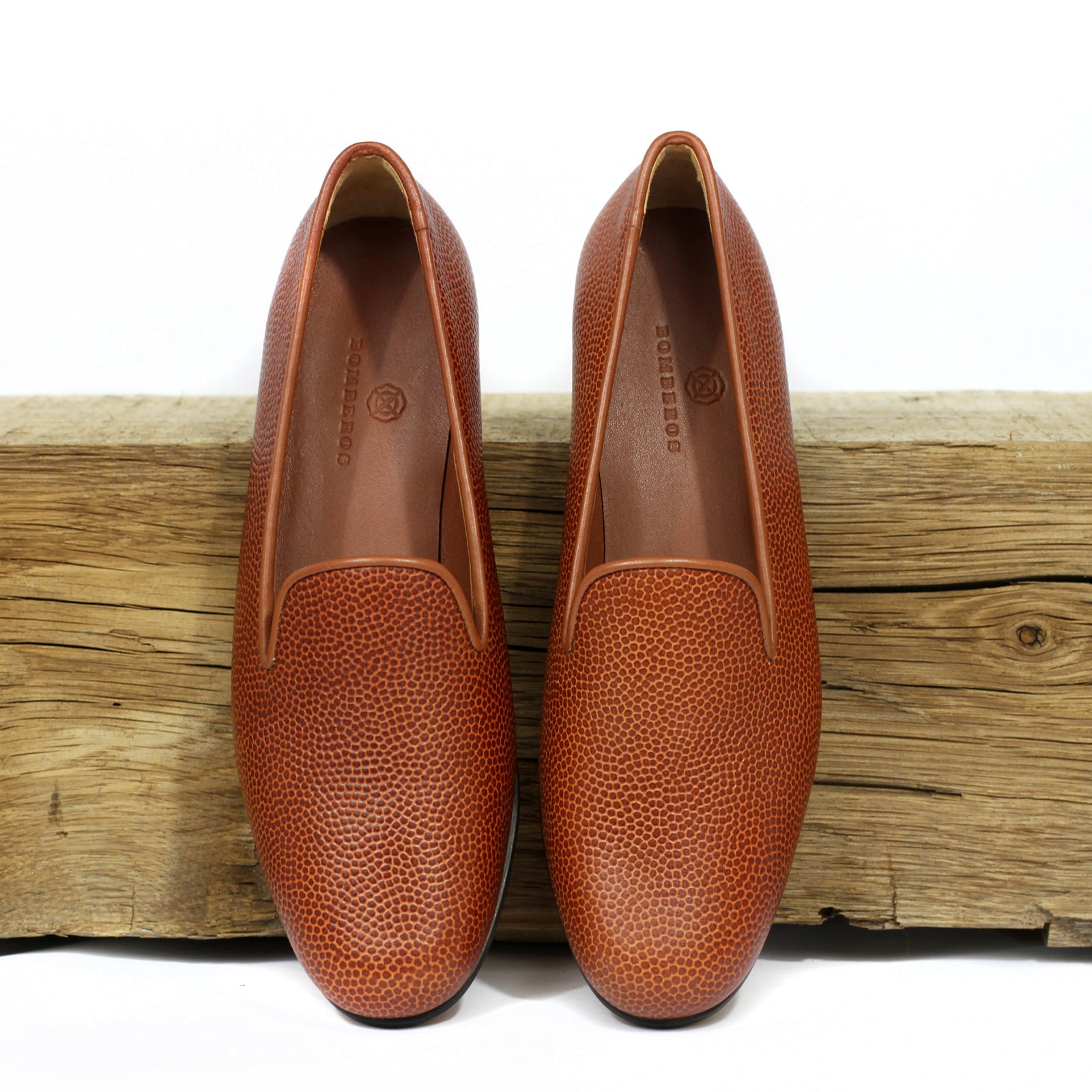 BOMBEROS Womens Lagos Slipper Football Leather 1